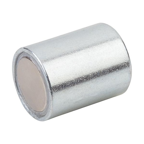 Magnet, neodymium, deep pot, dia. 20 mm, M5 internal thread